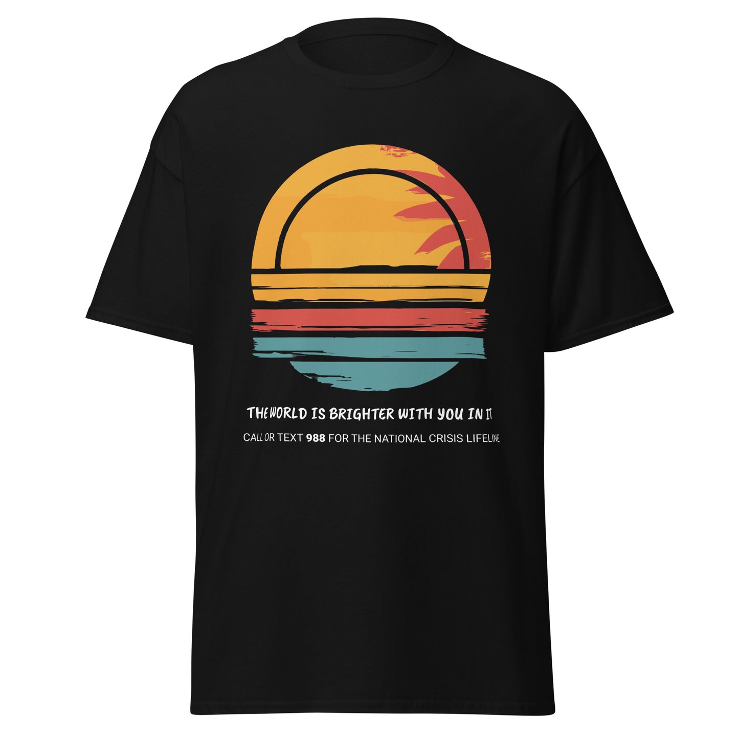 Green Red Yellow Sunset T-Shirt