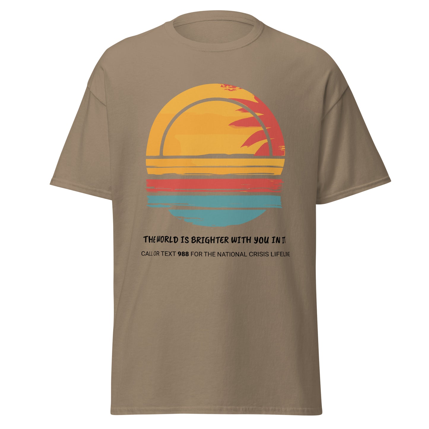 Green Red Yellow Sunset T-Shirt