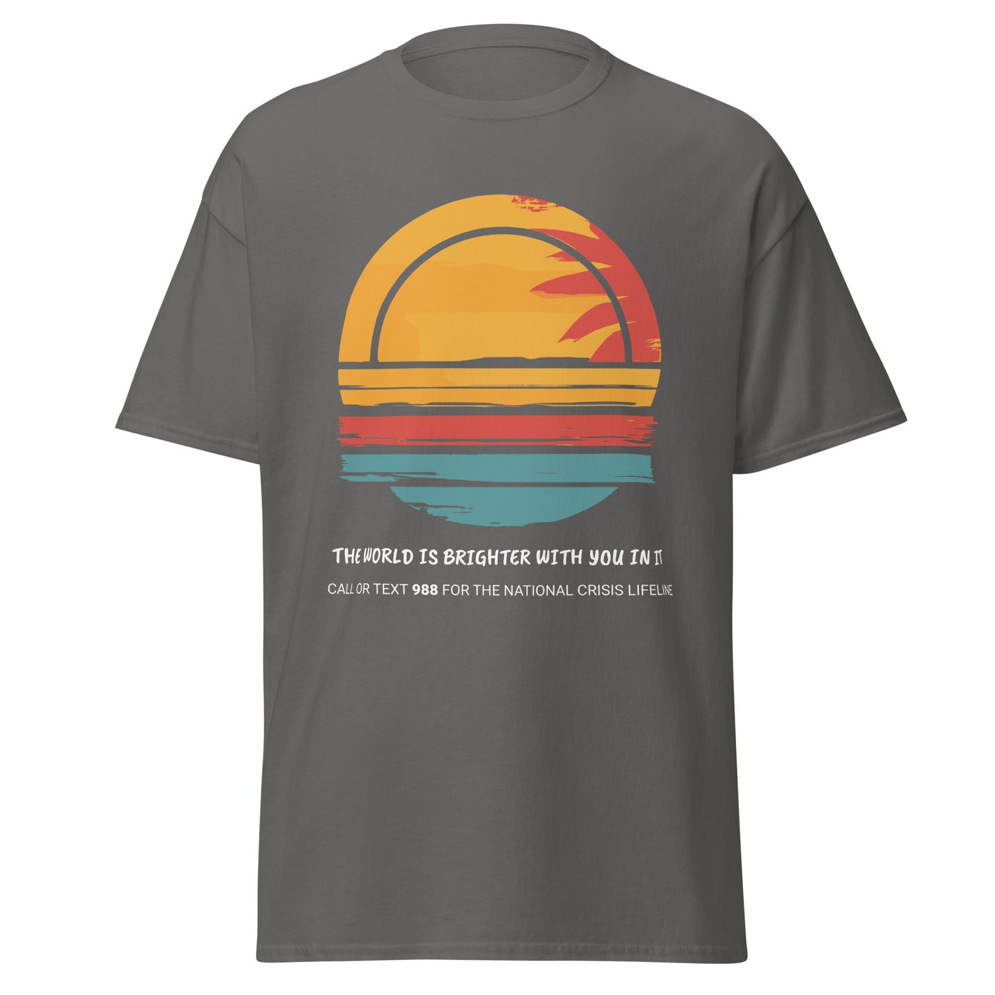 Green Red Yellow Sunset T-Shirt